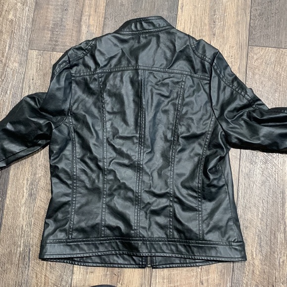 Leather style jacket /biker jacket - Picture 3 of 4
